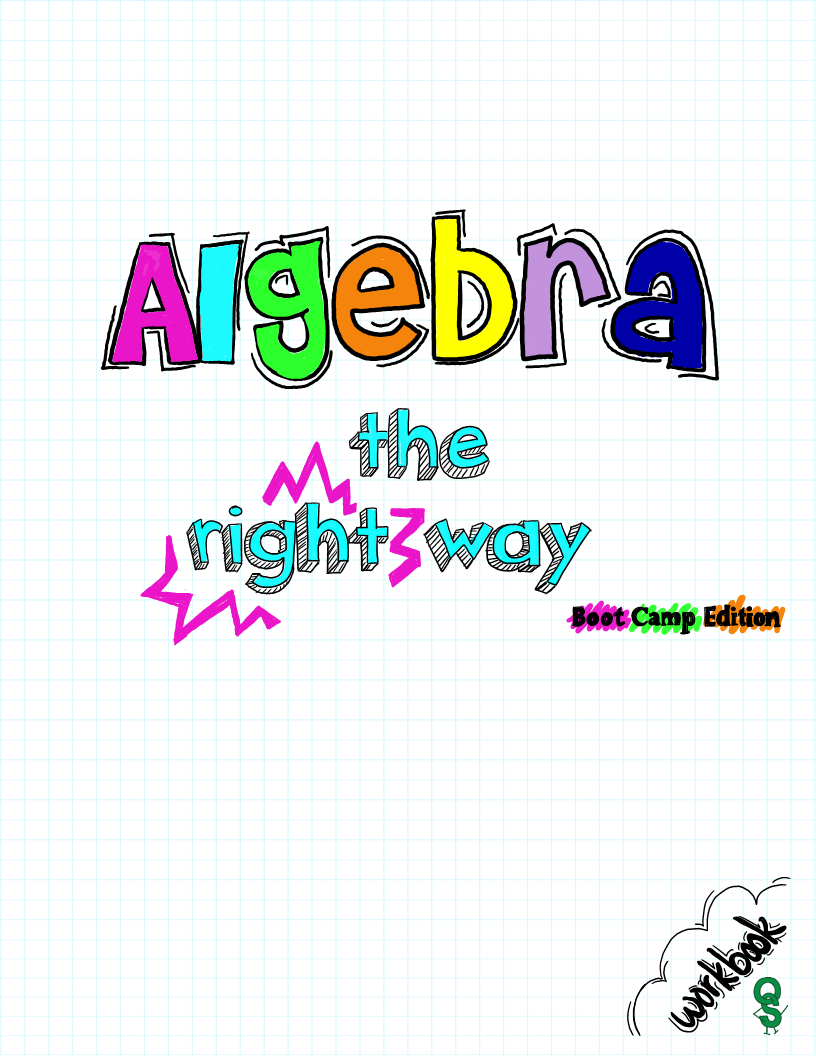 Algebra the Right Way workbook (Bootcamp Edition)